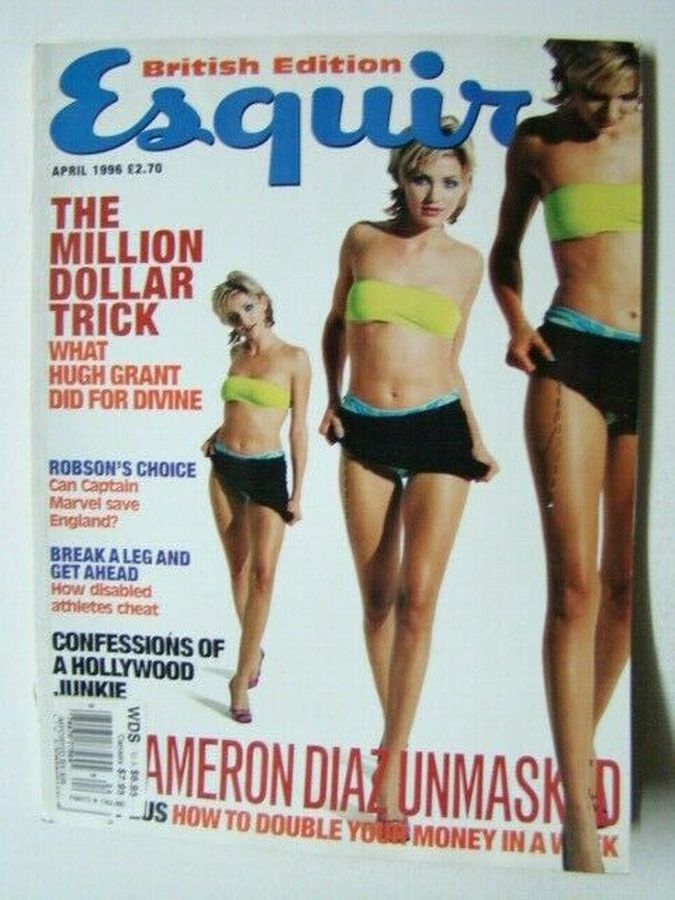 ESQUIRE magazine side cover  April 1996