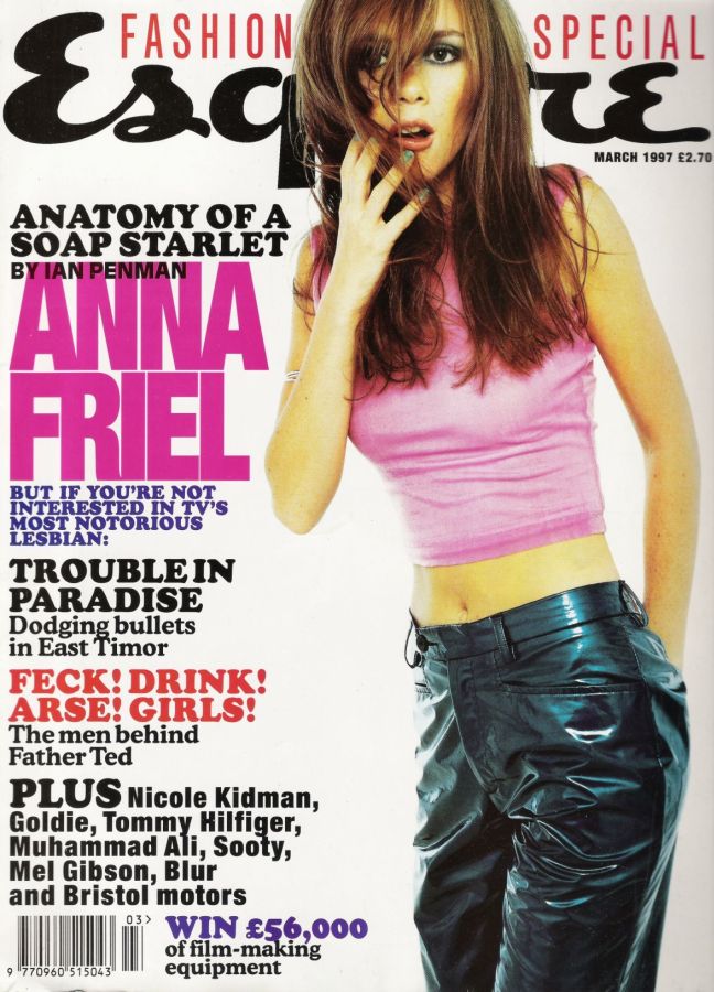 ESQUIRE magazine side cover  March 1997