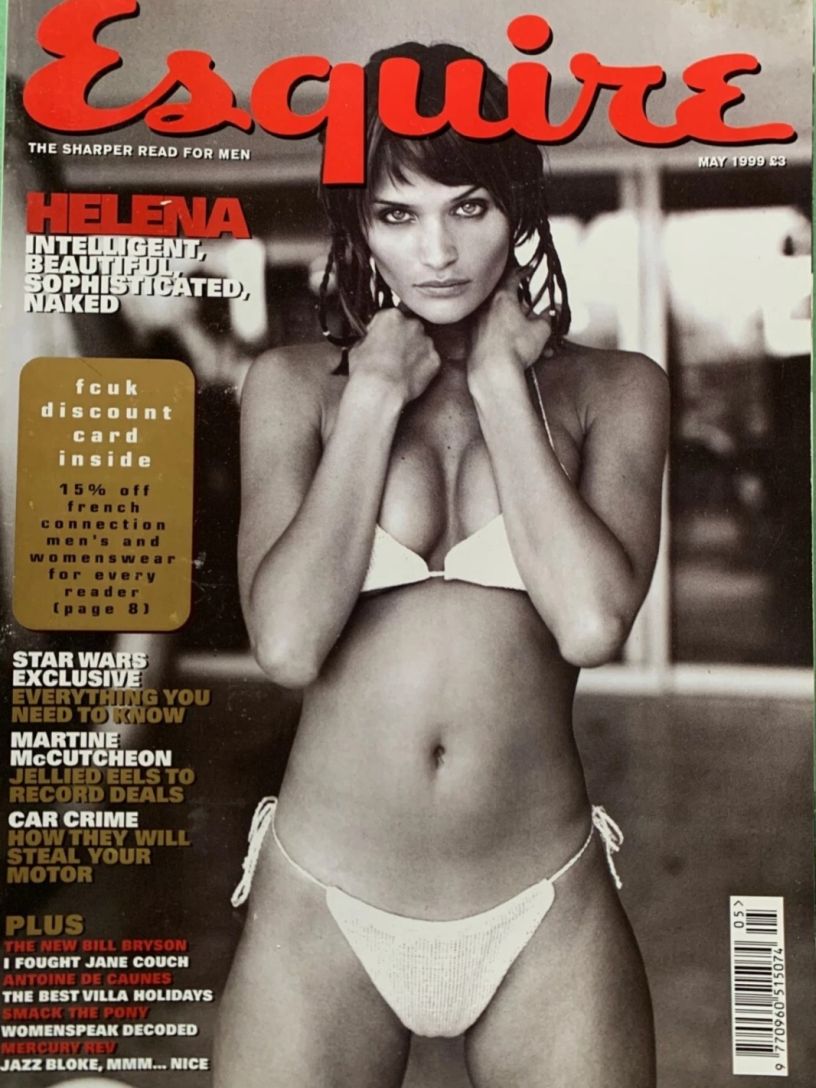 ESQUIRE magazine side cover  May 1999