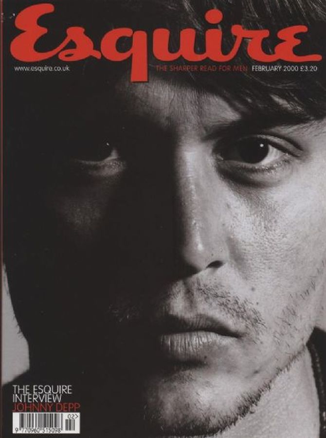 ESQUIRE magazine side cover  February 2000