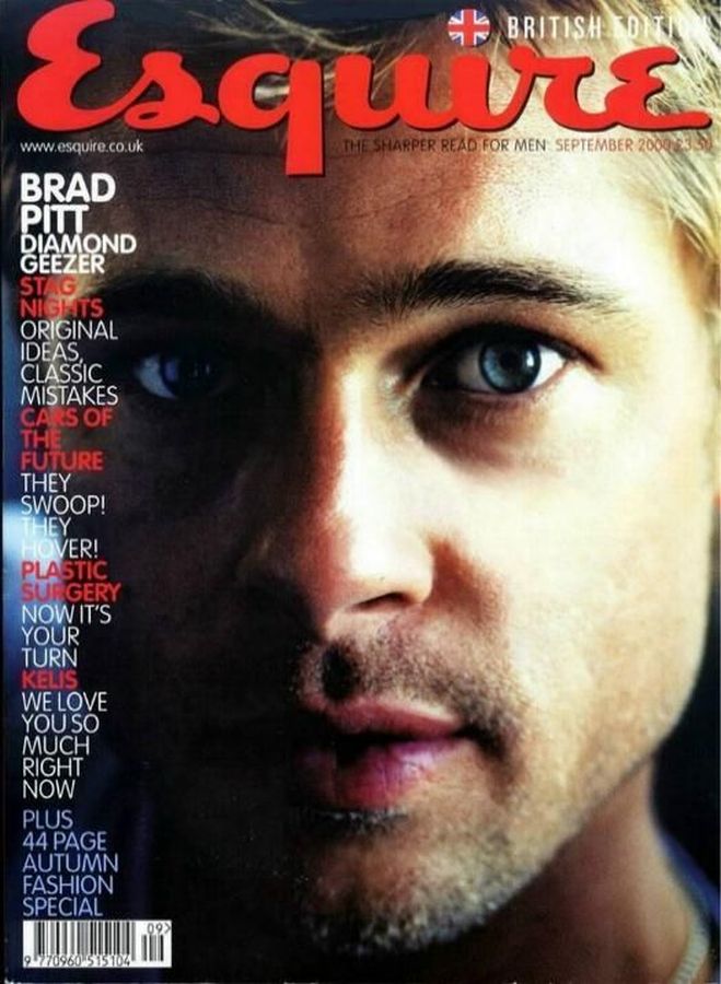 ESQUIRE magazine side cover  September 2000