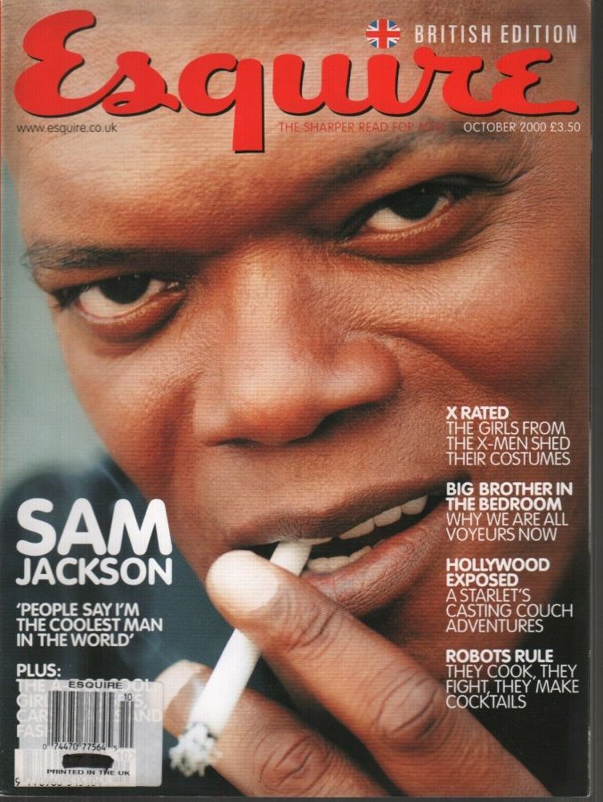 ESQUIRE magazine side cover  October 2000
