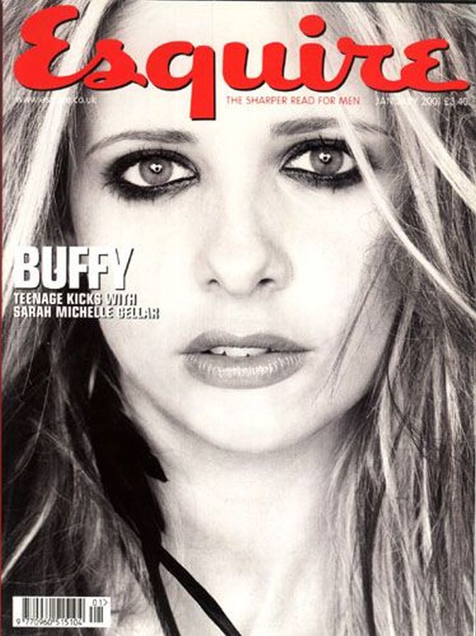 ESQUIRE magazine side cover  January 2001
