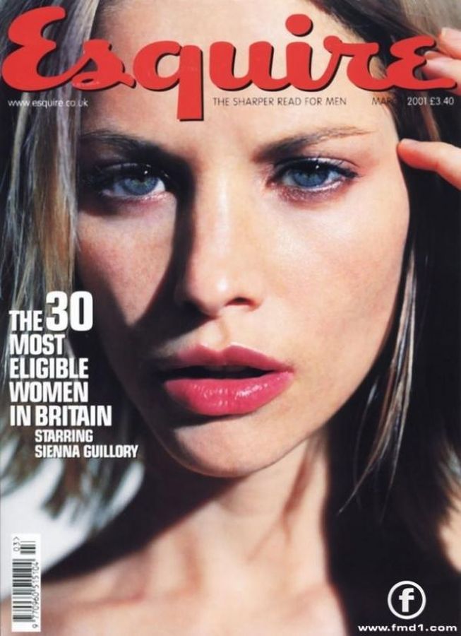 ESQUIRE magazine side cover  March 2001