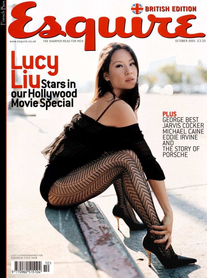 ESQUIRE magazine side cover  October 2001