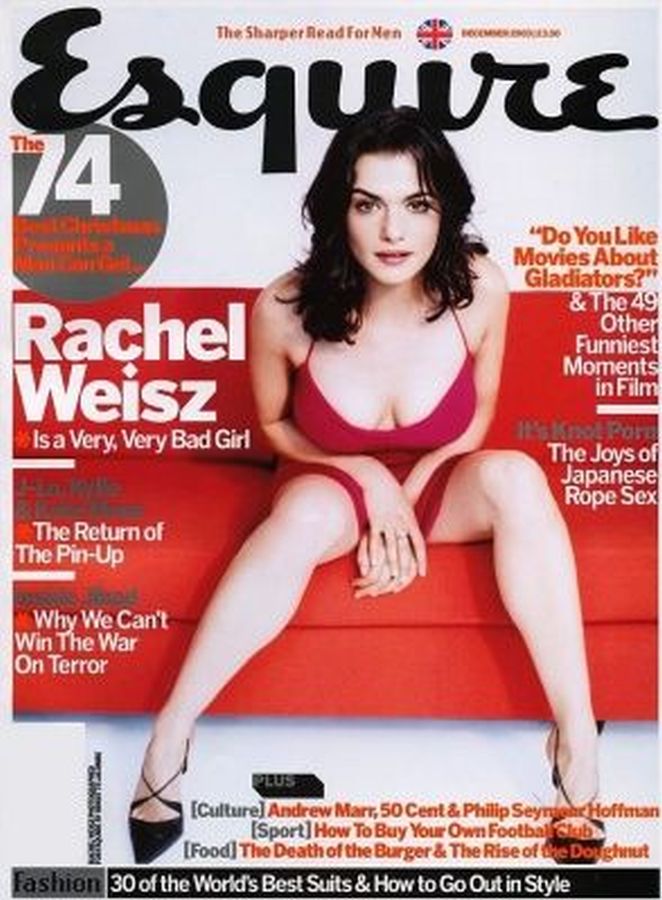 ESQUIRE magazine side cover  December 2003