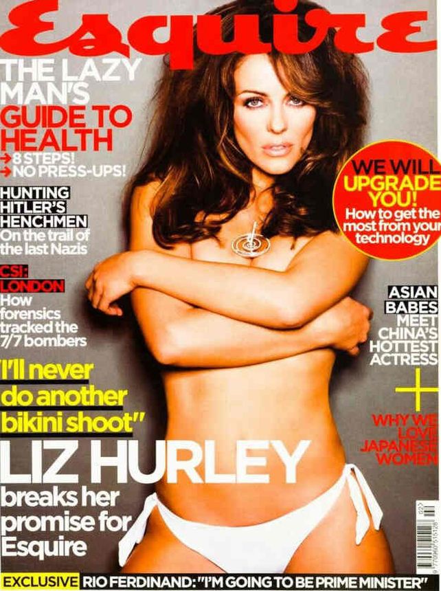 ESQUIRE magazine side cover  February 2006