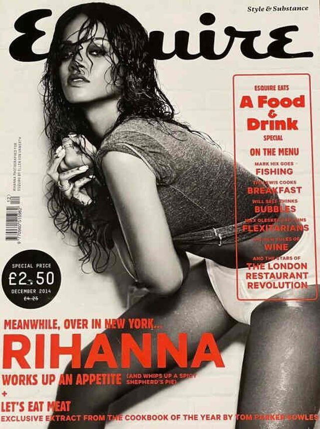 ESQUIRE magazine side cover  December 2014