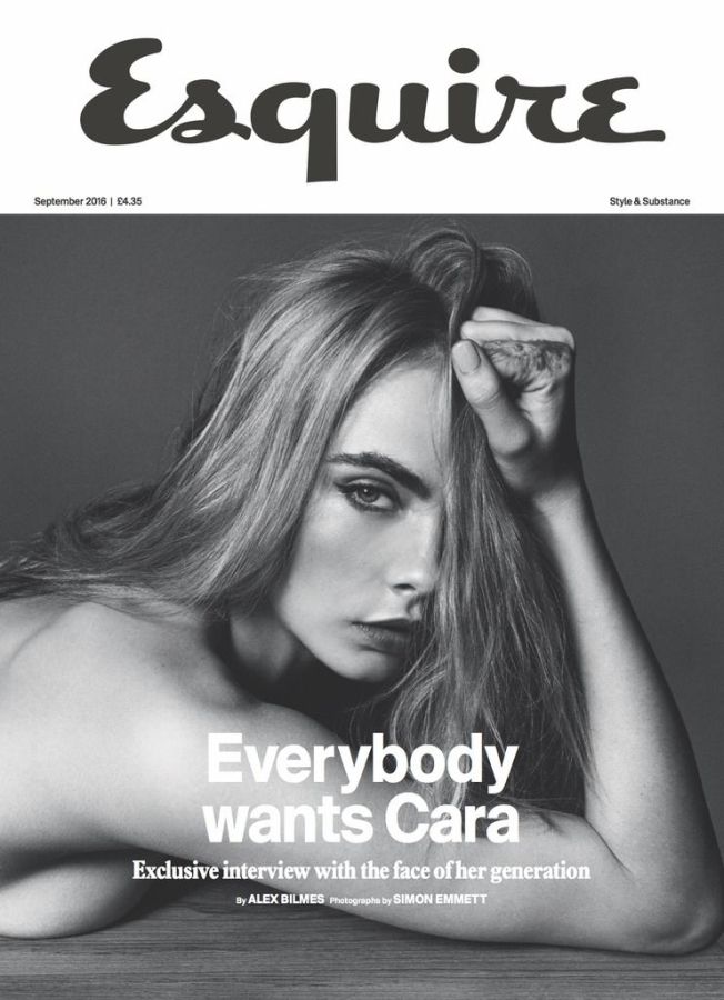 ESQUIRE magazine side cover  September 2016