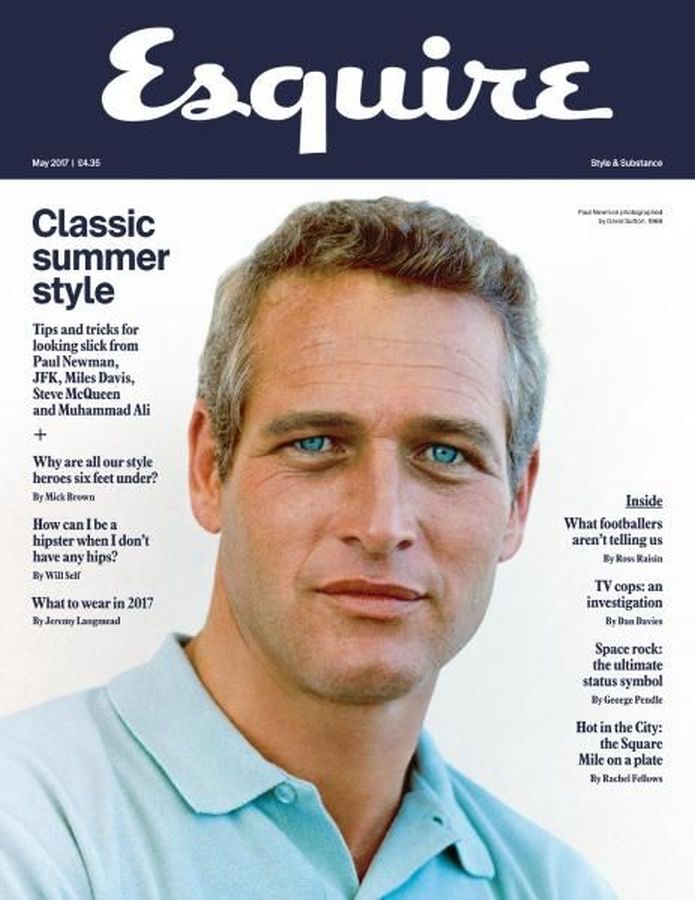 ESQUIRE magazine side cover  May 2017