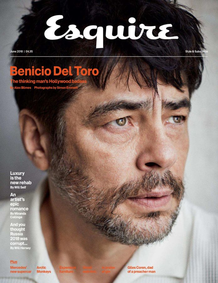 ESQUIRE magazine side cover  June 2018