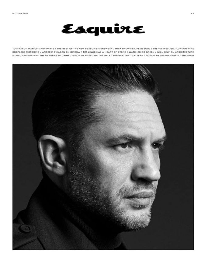 ESQUIRE magazine side cover Autumn 2021