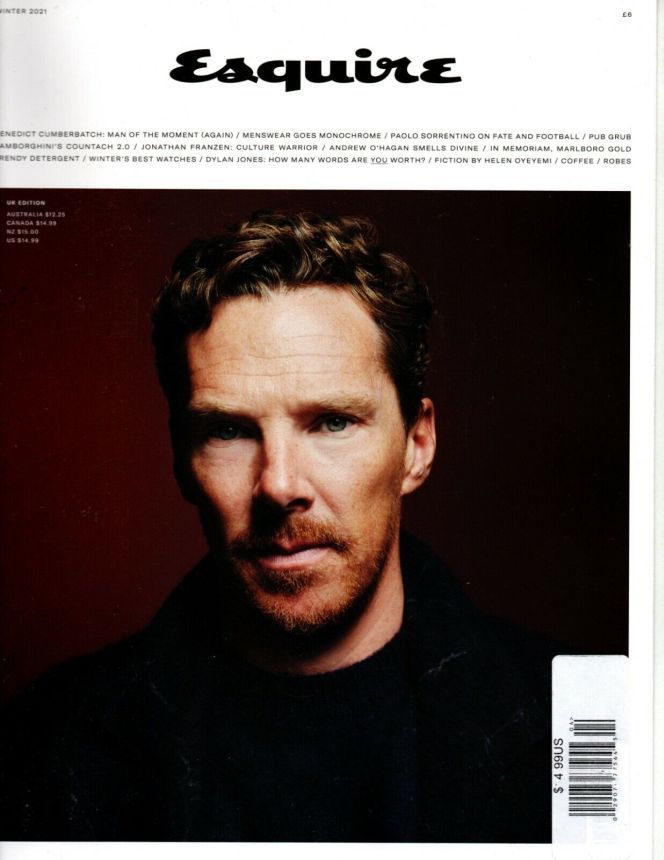 ESQUIRE magazine side cover Winter 2021