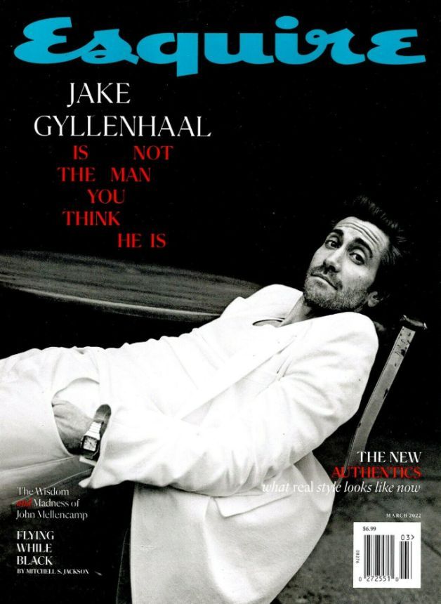 ESQUIRE magazine side cover  March 2022