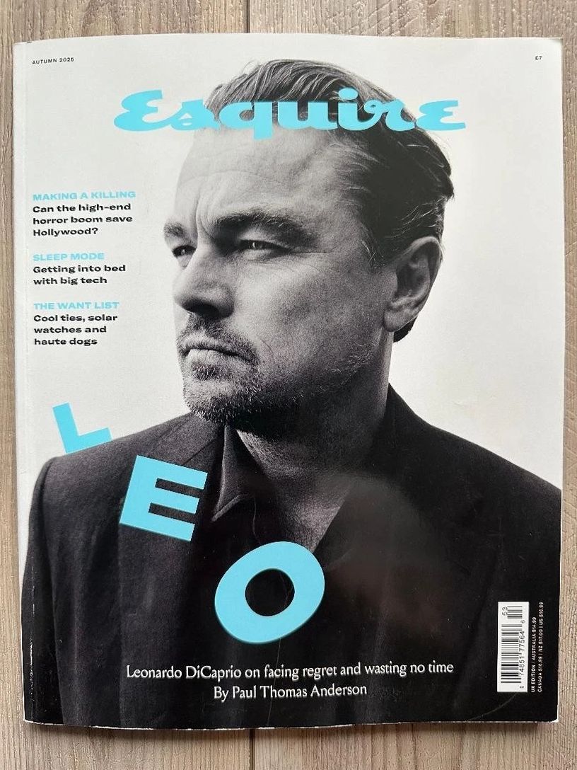 ESQUIRE magazine side cover Autumn 2025