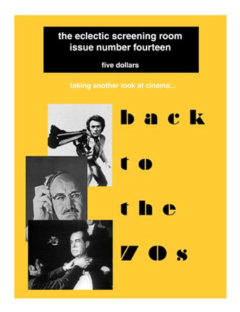 ECLECTIC SCREENING ROOM magazine side cover Issue 14  2005