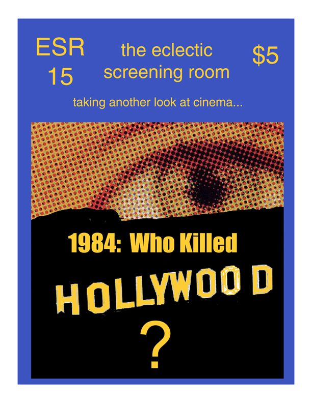 ECLECTIC SCREENING ROOM magazine side cover Issue 15  2005