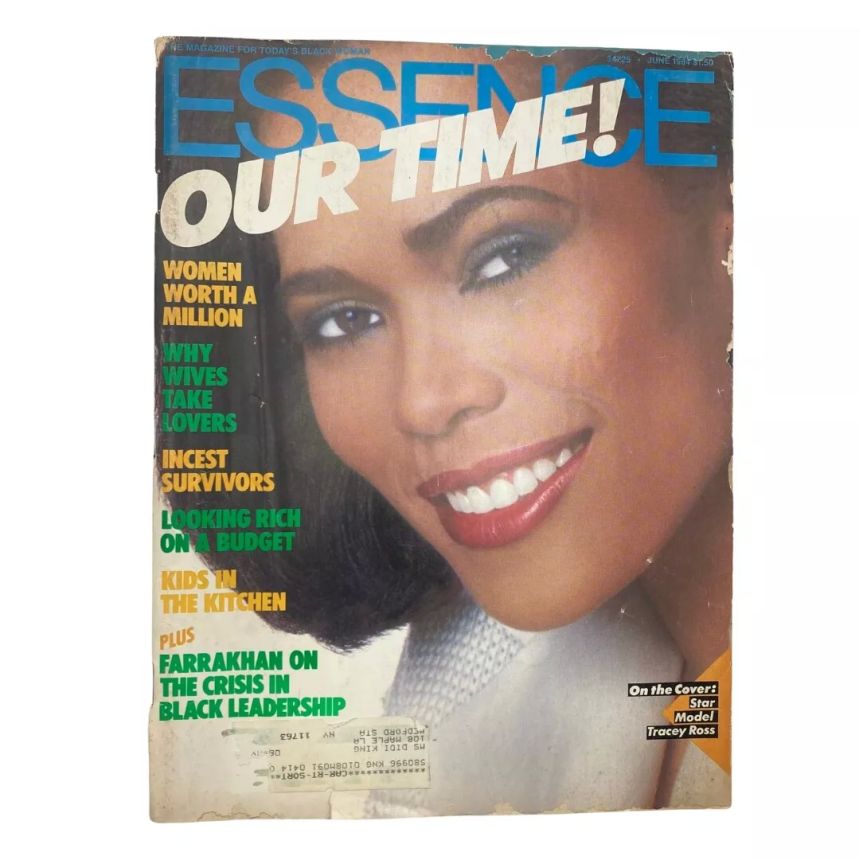ESSENCE magazine side cover  June 1984