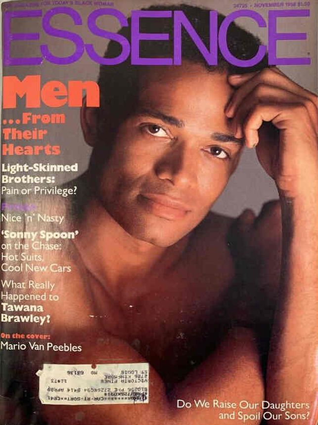 ESSENCE magazine side cover  November 1988