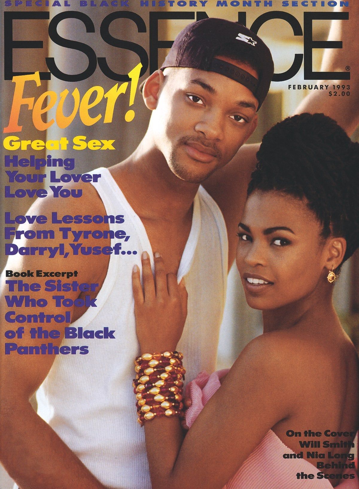 ESSENCE magazine side cover  February 1993