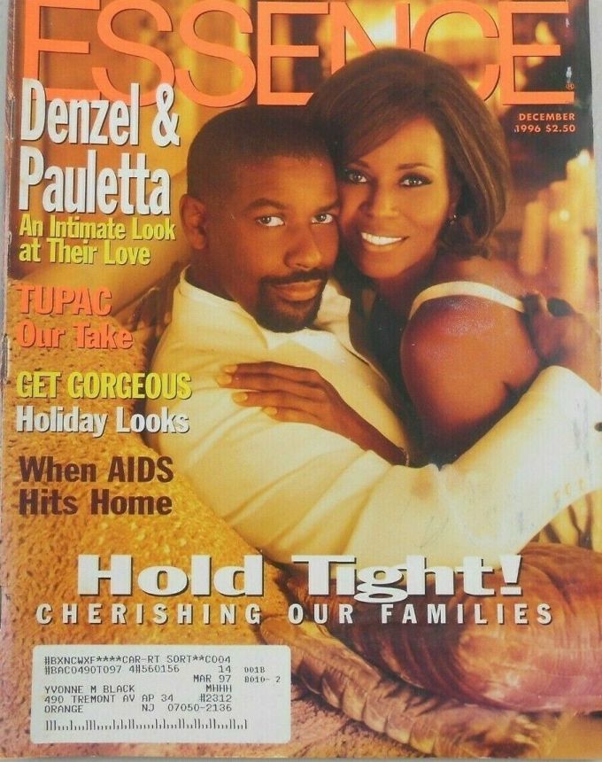 ESSENCE magazine side cover  December 1996