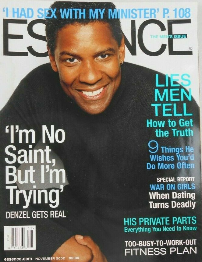 ESSENCE magazine side cover  November 2002
