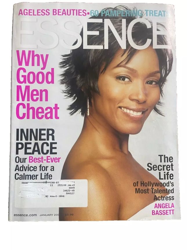 ESSENCE magazine side cover  January 2003