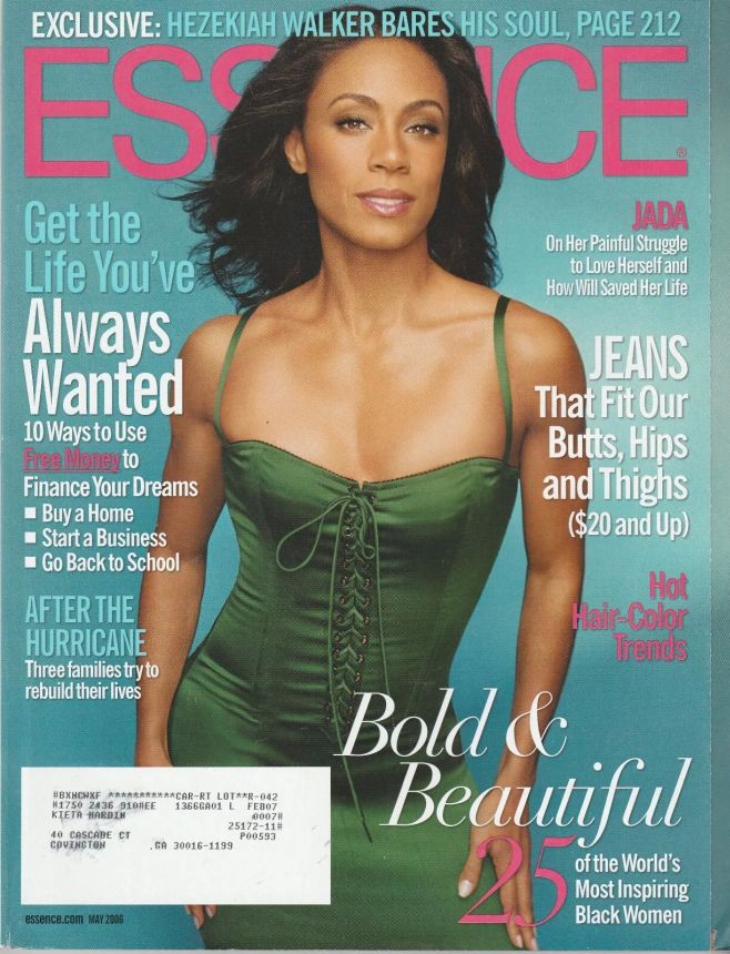 ESSENCE magazine side cover  May 2006