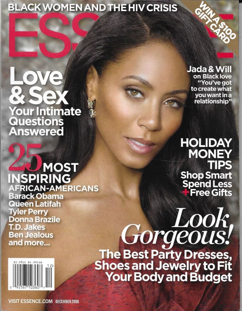 ESSENCE magazine side cover  December 2008