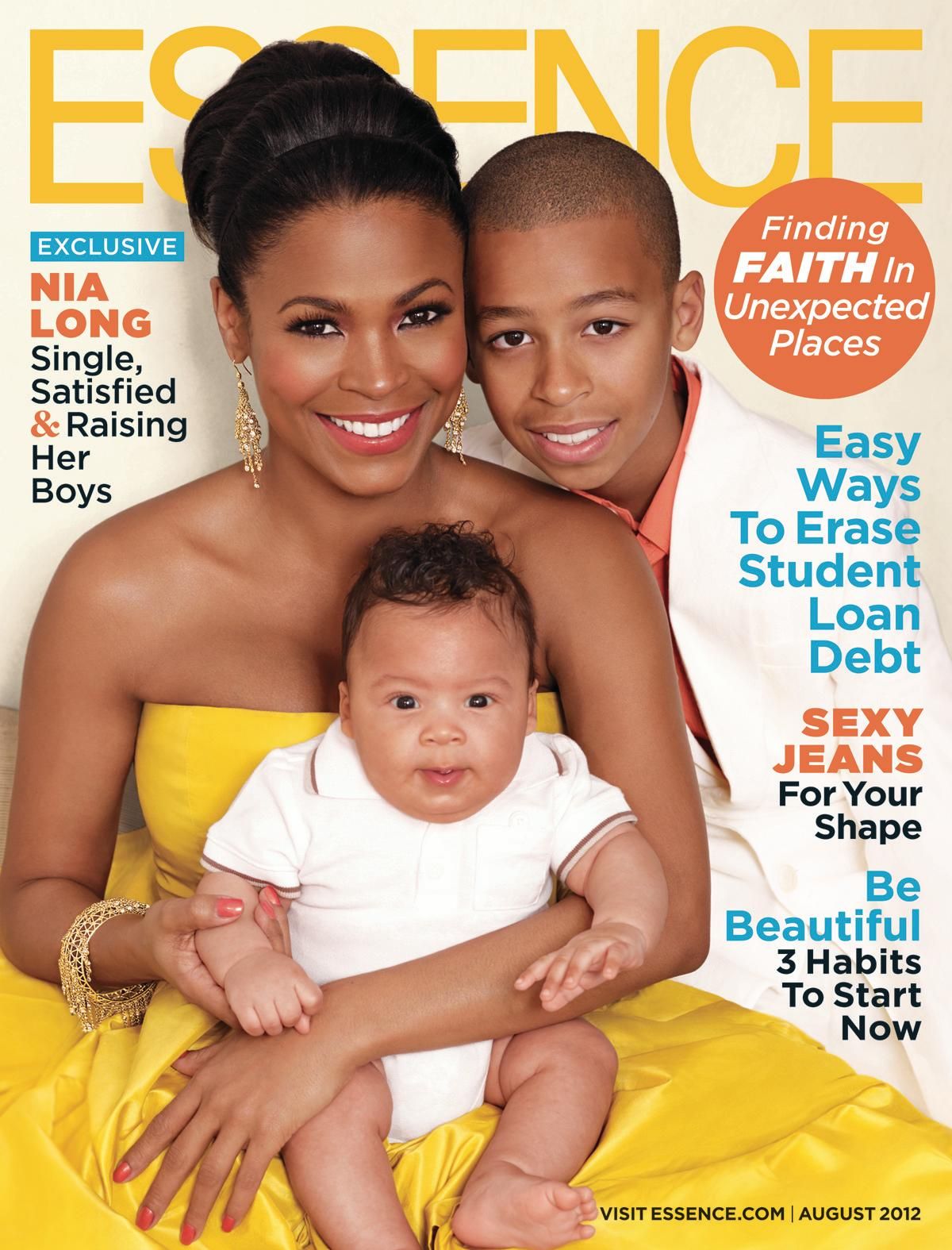ESSENCE magazine side cover  August 2012