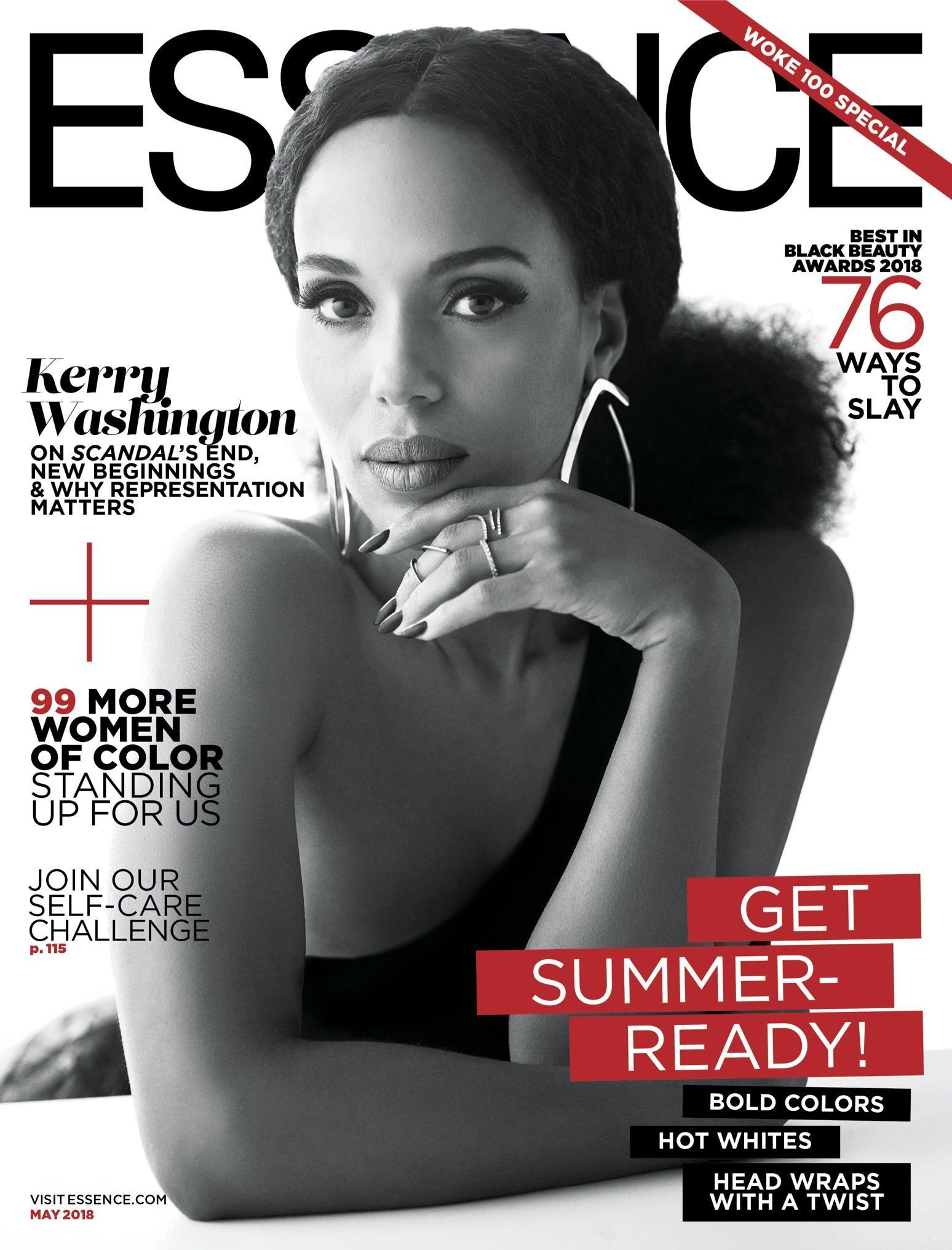 ESSENCE magazine side cover  May 2018