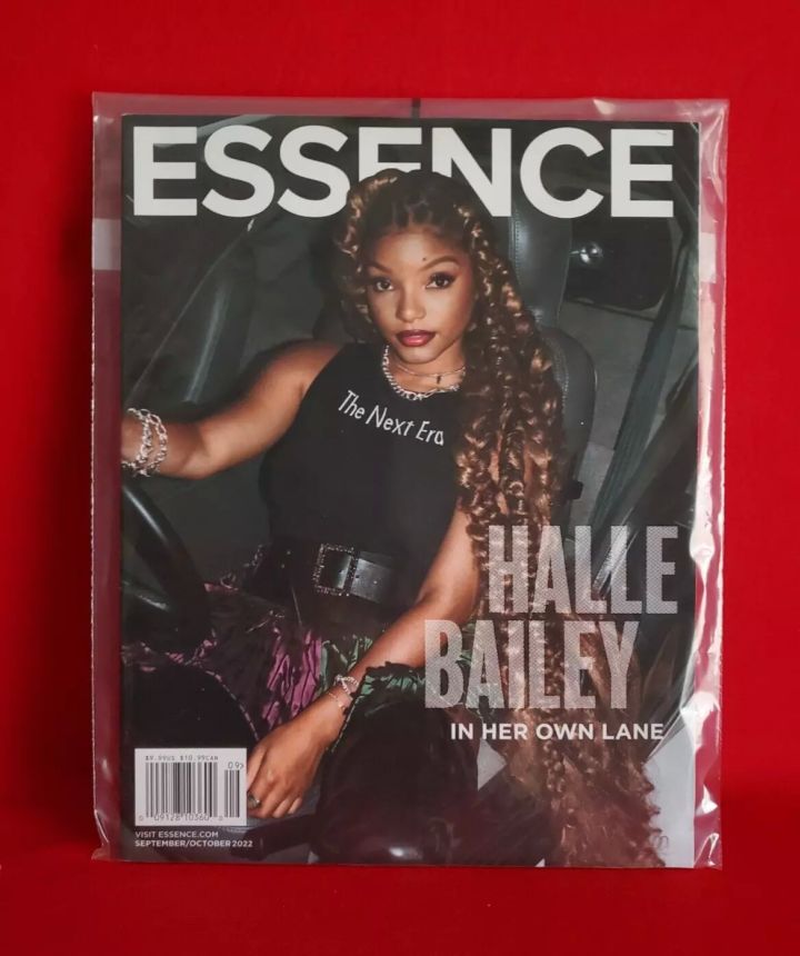 ESSENCE magazine side cover  September/October 2022