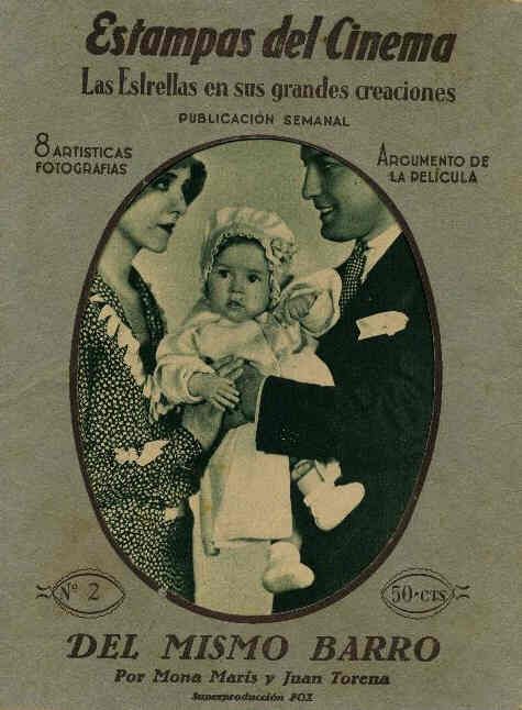ESTAMPAS DEL CINEMA magazine side cover Issue 2  1931
