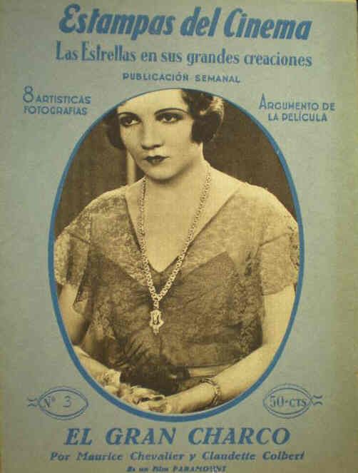ESTAMPAS DEL CINEMA magazine side cover Issue 3  1931