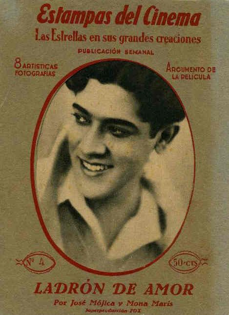 ESTAMPAS DEL CINEMA magazine side cover Issue 4  1931