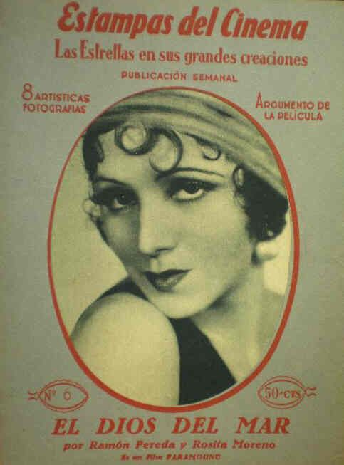 ESTAMPAS DEL CINEMA magazine side cover Issue 6  1931