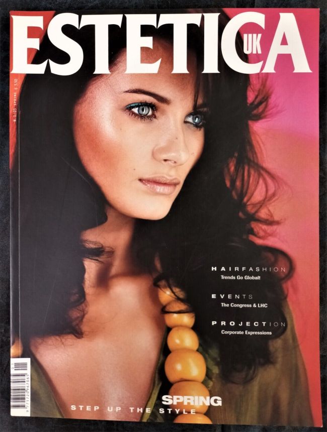ESTETICA UK magazine side cover Issue 69 Spring 2005