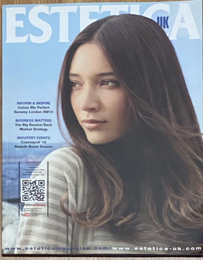 ESTETICA UK magazine side cover  February 2010