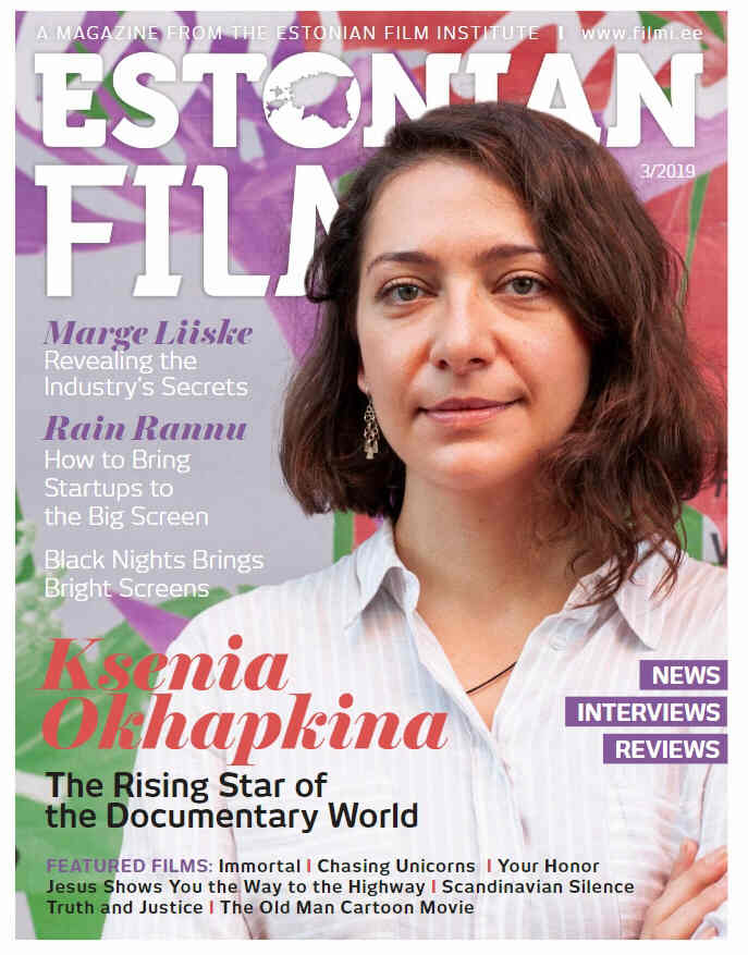 ESTONIAN FILM magazine side cover Issue 3   2019