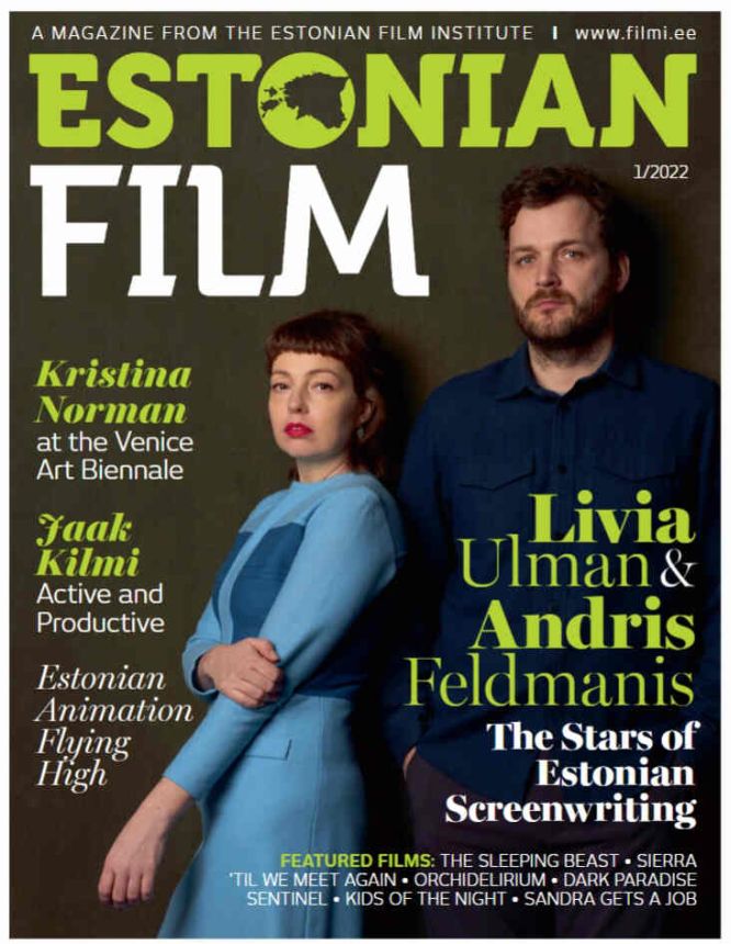 ESTONIAN FILM magazine side cover Issue 1   2022