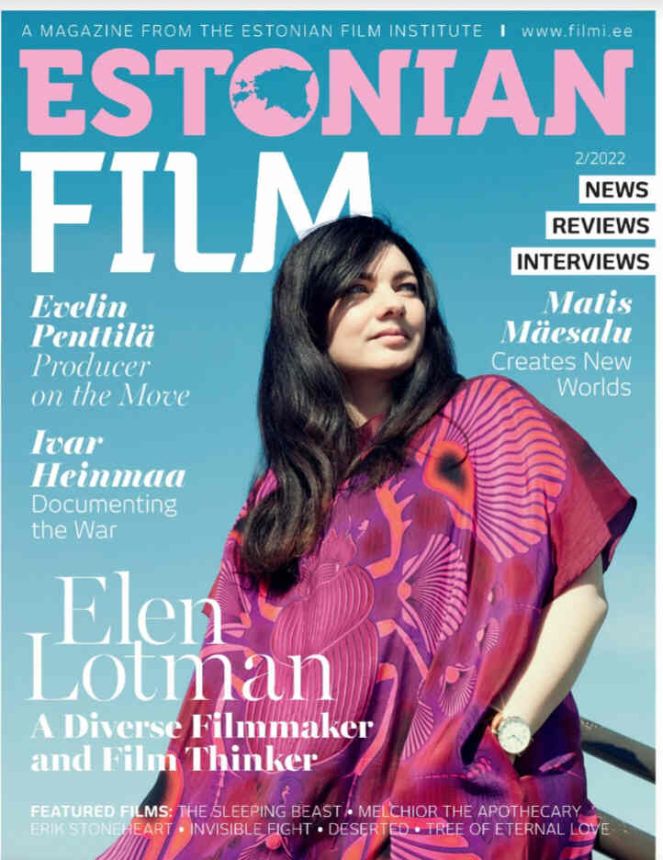 ESTONIAN FILM magazine side cover Issue 2   2022