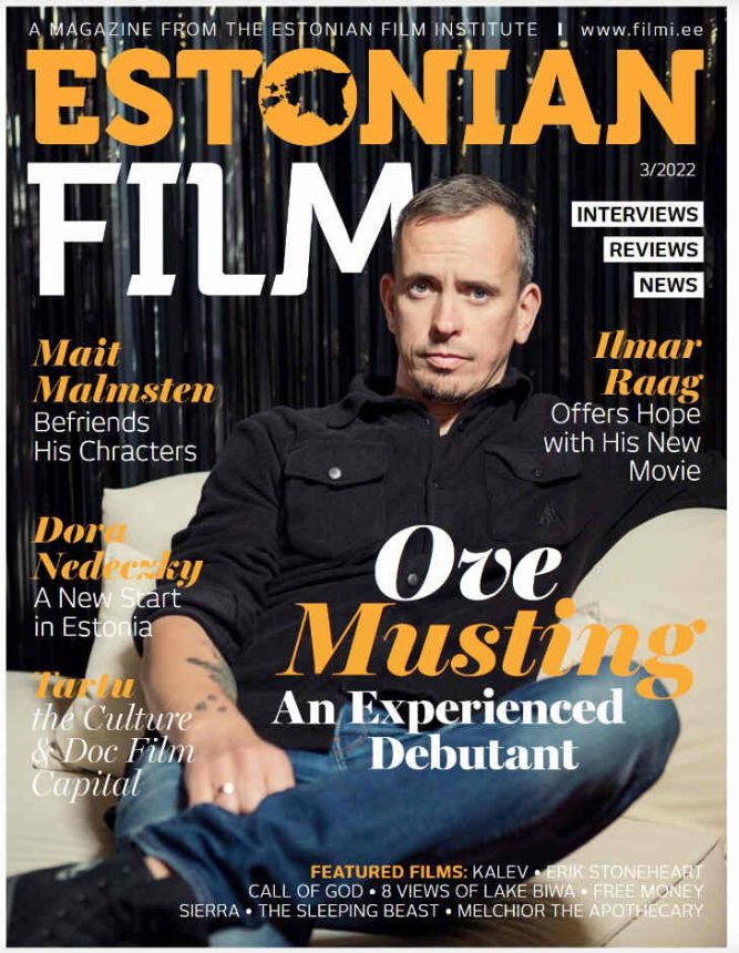 ESTONIAN FILM magazine side cover Issue 3   2022
