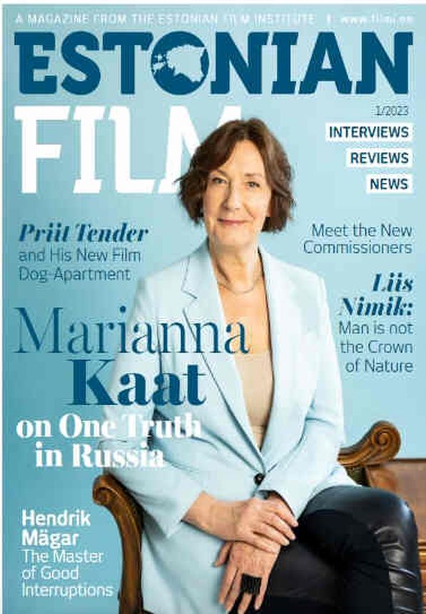 ESTONIAN FILM magazine side cover  January 2023