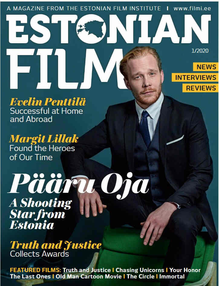 ESTONIAN FILM magazine side cover Issue 1  March 2020