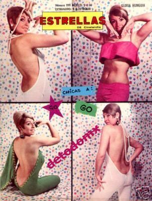 ESTRELLAS DE CINELANDIA magazine side cover Issue 199 August 1966