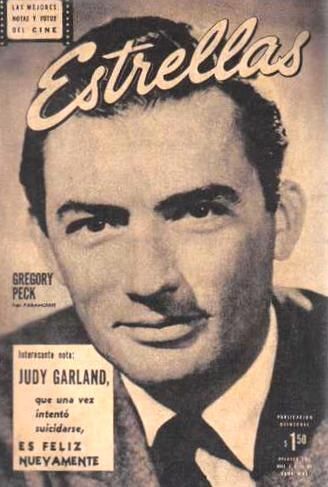ESTRELLAS magazine cover August 1954