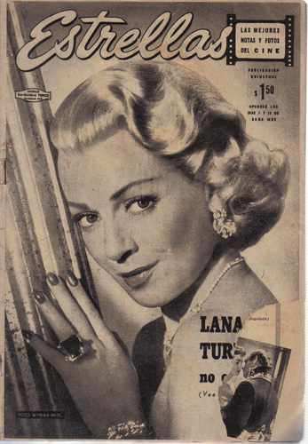 ESTRELLAS magazine side cover Issue 35 October 1955