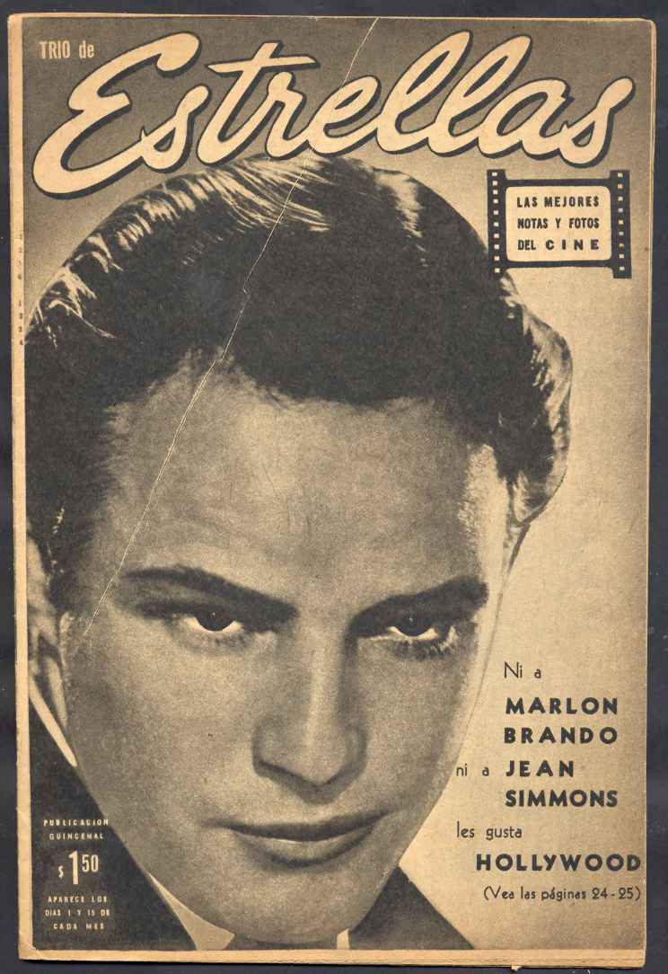 ESTRELLAS magazine side cover Issue 36 1 November 1955