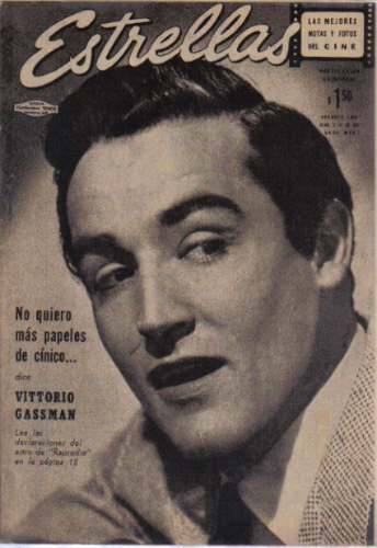ESTRELLAS magazine side cover Issue 34  1955