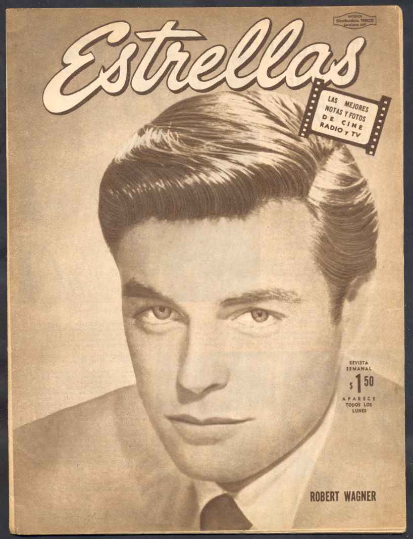 ESTRELLAS magazine side cover Issue 53 25 June 1956